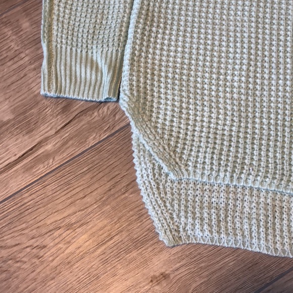 NWOT Joe fresh mint knit sweater - Picture 3 of 6